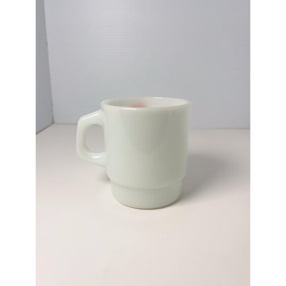 Vintage McDonalds Good Morning Canada coffee mug - Milk Glass by Anchor Hocking - Picture 3 of 7